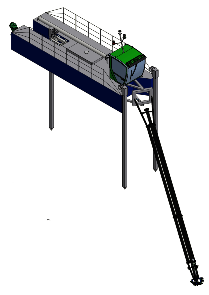 Swing dredgers in different sizes made by ECTMarine