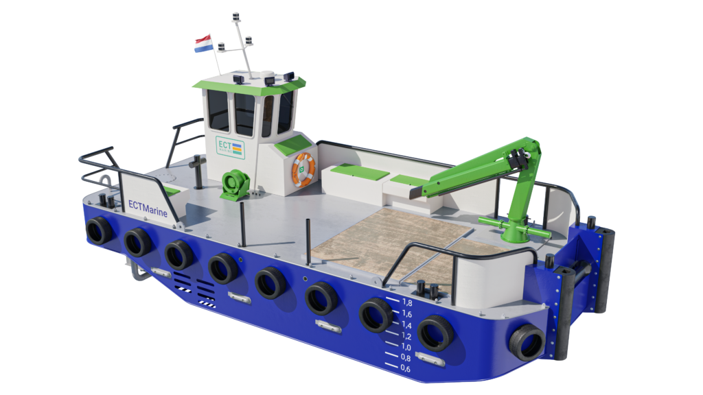Compact and versatile workboat design by ECTMarine