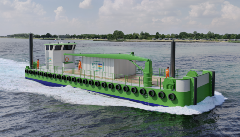 ECTMarine designs and builds workboat for the dredging and offshore industry
